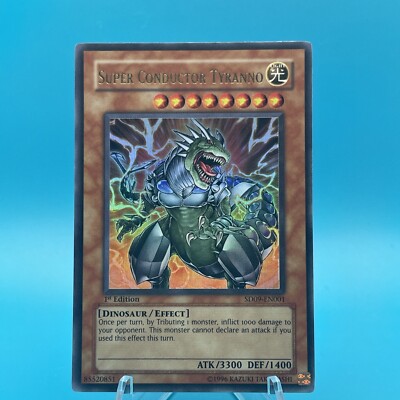 Yu-Gi-Oh! TCG Super Conductor Tyranno Structure Deck SD09-EN001 1st Edition...-image