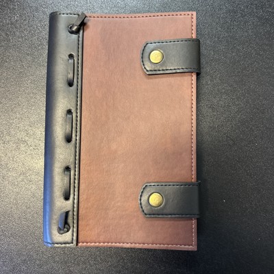 BELLA BUG BOUND LEATHERETTE Journal -snap Closures -Gift -Free Ship-image