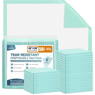 Tear-Resistant Chucks Pads Disposable 48