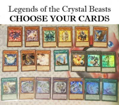 CHOOSE YOUR CARDS: Crystal Beast Structure Deck Yugioh TCG NM SDCB-image