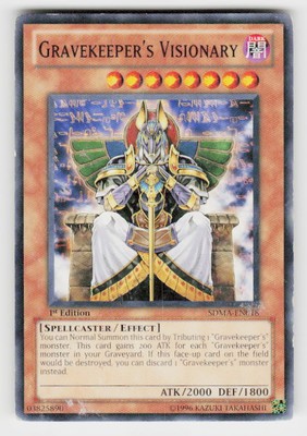 Structure Deck: Marik #SDMA-EN018 Gravekeeper's Visionary 1st Edition-image