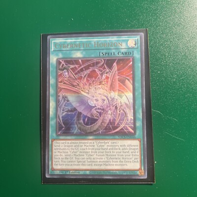 Yu-Gi-Oh! TCG Cybernetic Horizon Structure Deck: Cyber Strike SDCS-EN046 1st...-image