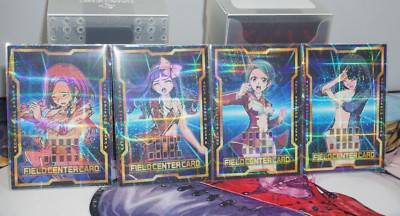 Set of 4 Yu-Gi-Oh Duel Links Custom Sexy Battle Waifu Field Center Cards-image