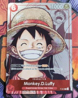 Monkey D Luffy Manga Promo P Alternate Art	P-001	One Piece Card English-image