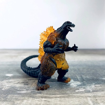 BANDAI Gashapon 1995 BURNING GODZILLA Mini Figure 2.75”-image