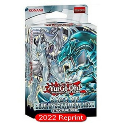 New and Sealed x 1 Saga of Blue-Eyes White Dragon Structure Deck (2022 Reprint E-image