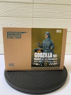 Godzilla 1991 Middle Size Soft Vinyl Model Kit Reissue Japan Kaiju Figure-image