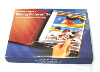 Sharper Image Talking Pictures 36, Album For 36 4X6 Pictures & Audio Messages -image