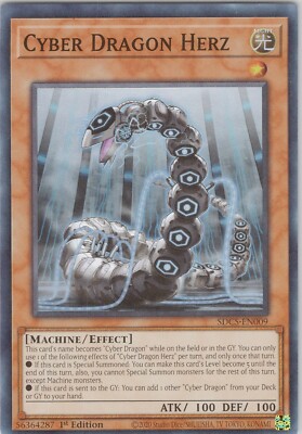 Cyber Dragon Herz SDC5 NM (#4) 1st Structure Deck: Cyber Strike Yugioh-image