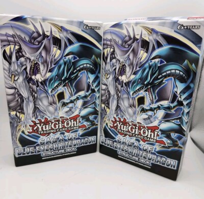 Saga of the Blue Eyes White Dragon Structure Yugioh YU-GI-OH! TCG Konami - 2 Pak-image