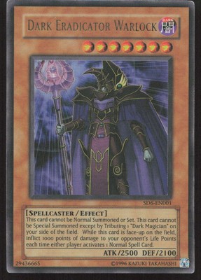 Yu-Gi-Oh TCG #SD6-EN001 Dark Eradicator Warlock Ultra Rare HP-image