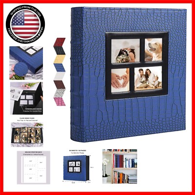 Versatile Photo Album for 600 Photos - Perfect for Weddings, Babies, & Vacations-image