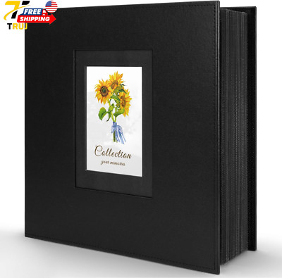 Photo Album 4x6 600 Photos Leather Cover Extra Large Capacity Holds 600 Horizon-image