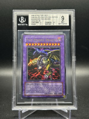 BGS 9 Five-Headed Dragon SD09-ENSS1 Limited Edition Ultra Rare With Subgrades-image
