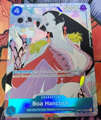 Boa Hancock	Gift Collection 2023	OP02-059	Alt Art		Holo Foil Rare One Piece Card-image