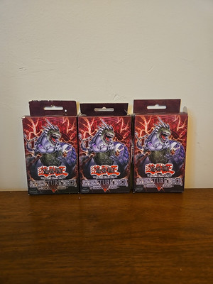 YU-GI-OH  DINOSAURS RAGE STRUCTURE DECK 1ST EDITION Factory Sealed Vintage Lot-image