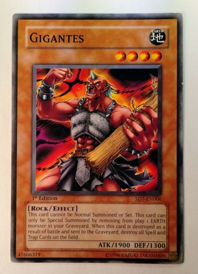 Yugioh Gigantes SD7-EN006 1st Edition Near Mint-image