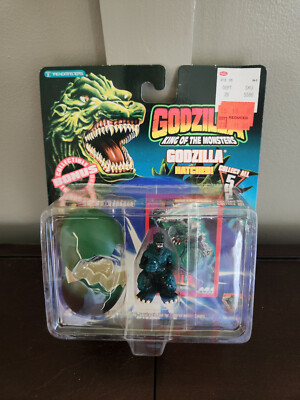 GODZILLA KING OF THE MONSTERS HATCHED ACTION FIGURE WITH TRADING CARD-image