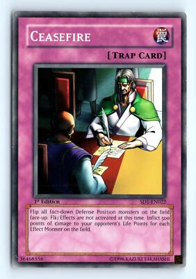 Yu-Gi-Oh Ceasefire #SD1-EN022 Structure Deck: Dragon's Roar tcg LP-image