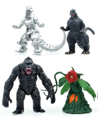GODZILLA figure set KING KONG monarch monsterverse BIOLLANTE vs lot action gift-image