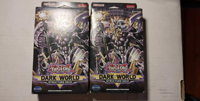 Yu-Gi-Oh! Dark World Structure Deck 1st Edition x2 Decks - Sealed-image