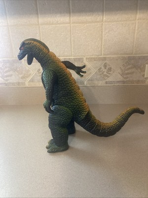 Vintage Yellow Stripe Godzilla 1997 Dormei 15” Figure-image