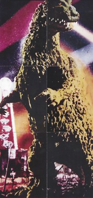 Godzilla King of the Monsters - 6 Card Puzzle Chase / Foil Poster Set - 2006-image