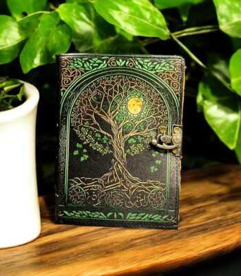 Handmade Diary for Sketching or Travel Journal Notebook Leather Bound Journal-image