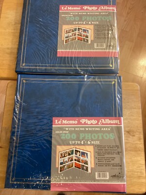 Pioneer Le Memo Refillable Photo Album Blue 200 Photos Up To 4