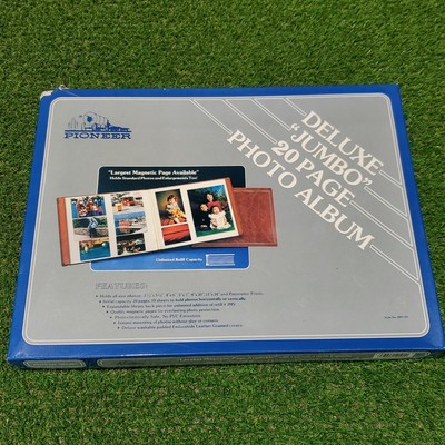 (Scratch) Vintage 1998 Pioneer Deluxe Jumbo 20 Page Expandable Photo Album -image