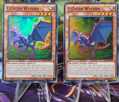 Yu-Gi-Oh! TCG x2 C-Crush Wyvern Structure Deck : Seto Kaiba SDKS-EN003 1st Editi-image