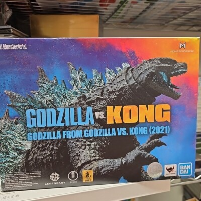 IN HAND! S.H.MonsterArts Godzilla vs Kong 2021 Godzilla Figure AUTHENTIC BANDAI-image