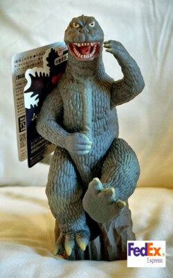 Movie Monster Series Posing Godzilla (1965) H 6.9 inch BANDAI From Japan-image