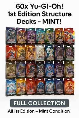 60x Yu-Gi-Oh! 1st Edition Structure Decks – MINT!-image