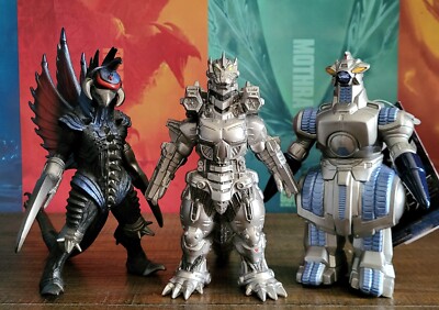 Bandai Godzilla Movie Monster Series lot of 3-image