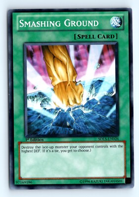 Yu-Gi-Uh Smashing Ground #SDLS-EN026 Structure Deck: Lost Sanctuary tcg LP-image