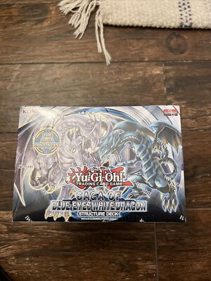Yugioh Sealed Saga Of Blue-Eyes White Dragon X8 Structure Deck, Display Box -image