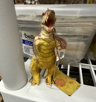 VINTAGE GODZILLA BEN COOPER RUBBER ACTION FIGURE RARE With Tag very rare-image