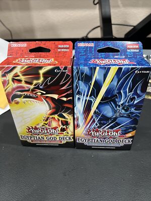 Yu-Gi-Oh! Egyptian God Deck Slifer The Sky Dragon Obelisk The Tormentor Set 1st-image