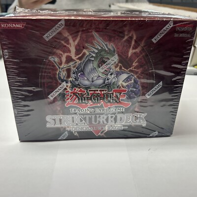 Yugioh! Structure Deck: Dinosaurs Rage Special Set - 1ST ED SEALED DISPLAY-image