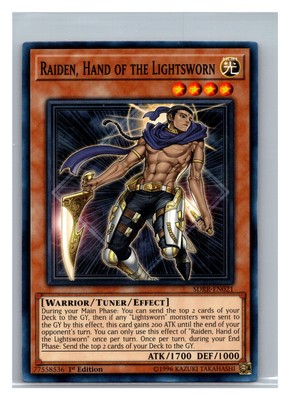Structure Deck: Rokket Revolt #SDRR-EN021 Raiden, Hand of the Lightsworn-image