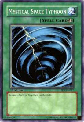 Yu-Gi-Oh! - Mystical Space Typhoon  (SD7-EN017) - Structure Deck Invincible Fort-image