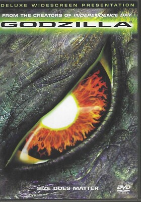 1998 Godzilla Deluxe Widescreen Presentation DVD Movie-image