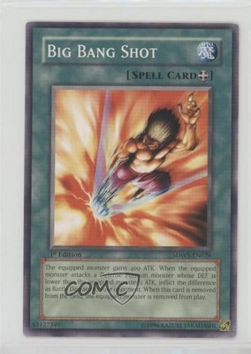 2009 Yu-Gi-Oh! Warriors' Strike Structure Deck 1st Edition Big Bang Shot 0b5-image