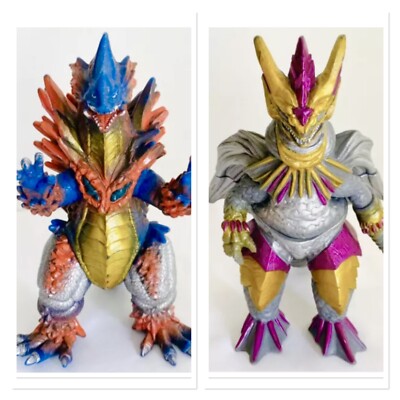 Lot of 2 BANDAI GODZILLAS 6.5” Action Figures-image