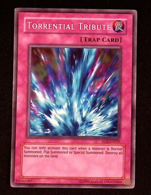 Torrential Tribute YuGiOh Structure Deck: Zombie Madness Trap Common-image
