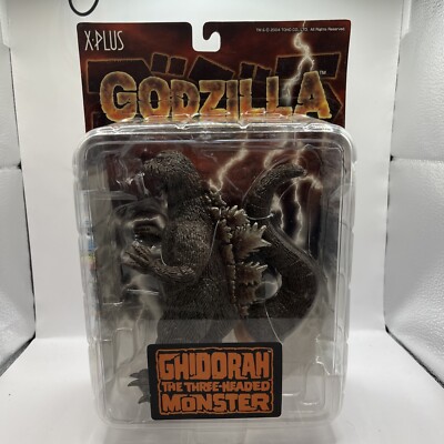 X-plus ghidorah the three headed monster Godzilla Figure Bronze New In Box Rare-image