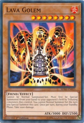 Lava Golem - 1st Edition Structure Deck: Shaddoll Showdown LP YuGiOh-image