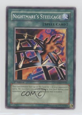 Nightmare's Steelcage 1st Ed. YuGiOh Warriors' Strike Structure Deck 2009 0d94-image