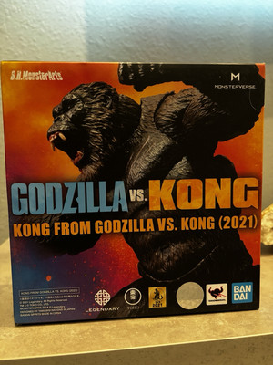 Gozdila vs Kong Kong From Movie Godzilla vs Kong (2021) Figure Open Box-image